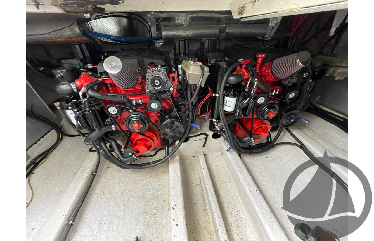 NO RESERVE - Mustang 4200 Sports Cruiser, Twin Volvo Penta 8.1 Engines