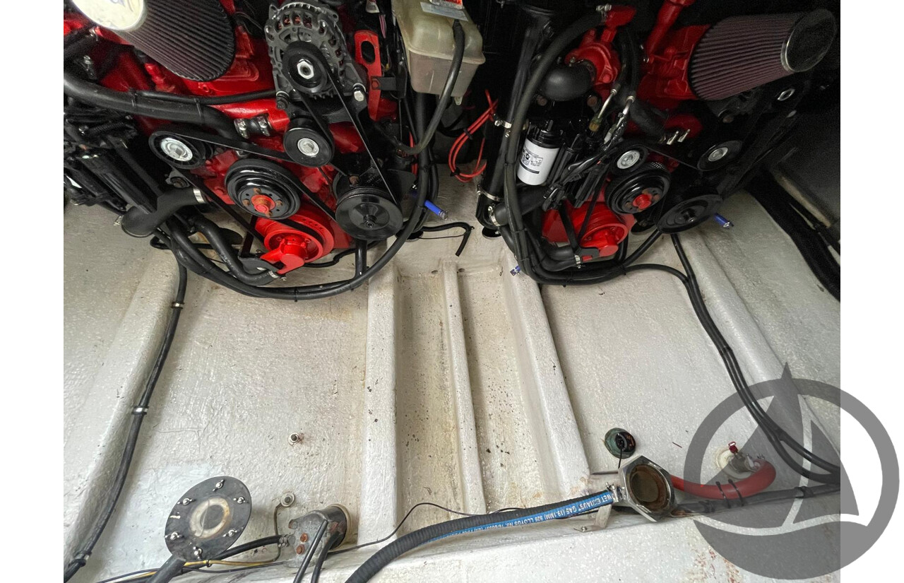 NO RESERVE - Mustang 4200 Sports Cruiser, Twin Volvo Penta 8.1 Engines