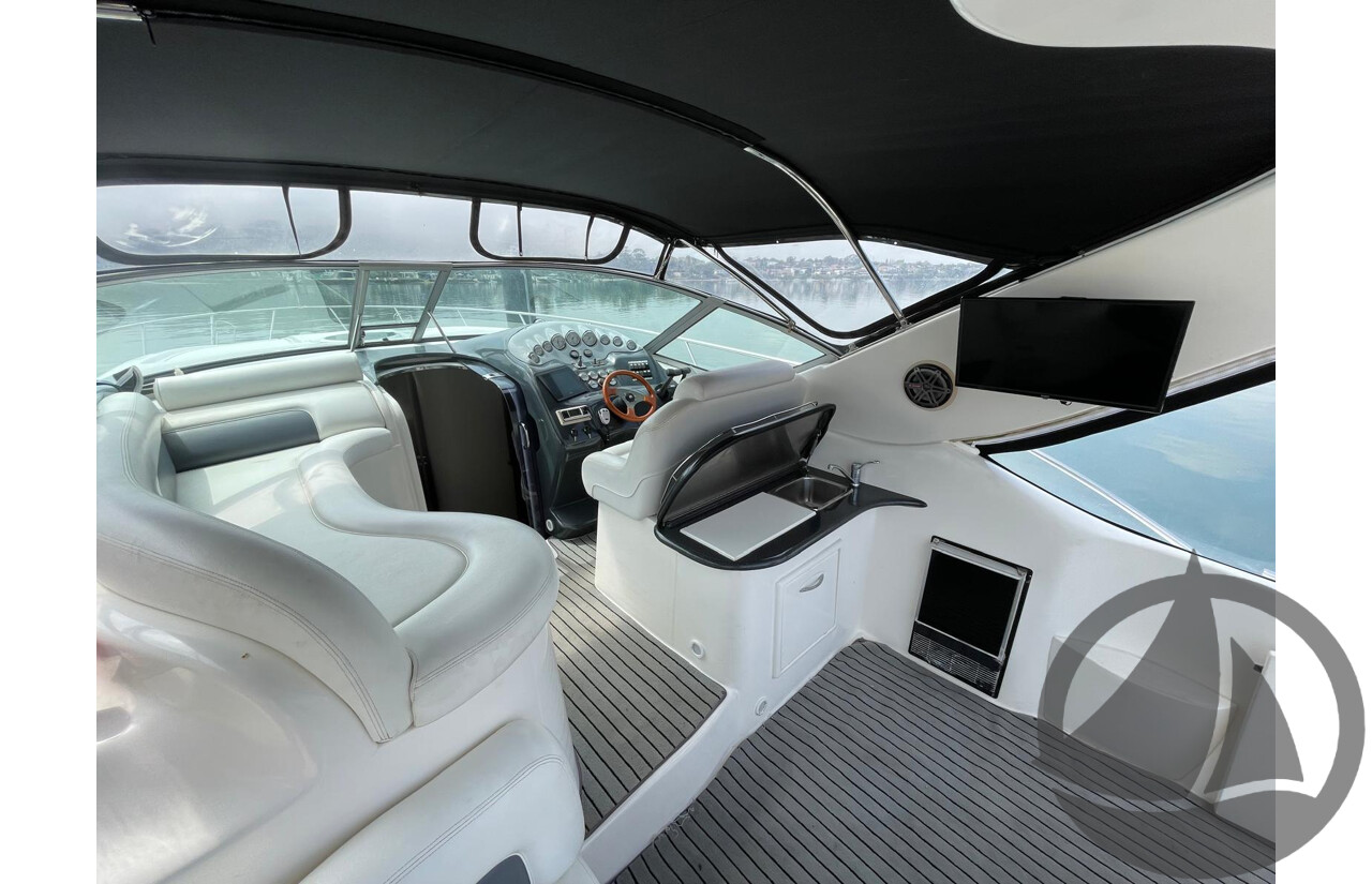NO RESERVE - Mustang 4200 Sports Cruiser, Twin Volvo Penta 8.1 Engines