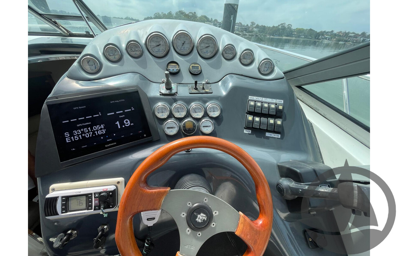 NO RESERVE - Mustang 4200 Sports Cruiser, Twin Volvo Penta 8.1 Engines