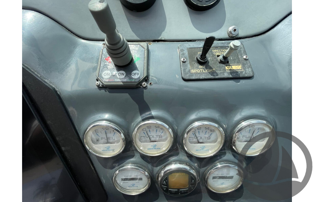 NO RESERVE - Mustang 4200 Sports Cruiser, Twin Volvo Penta 8.1 Engines
