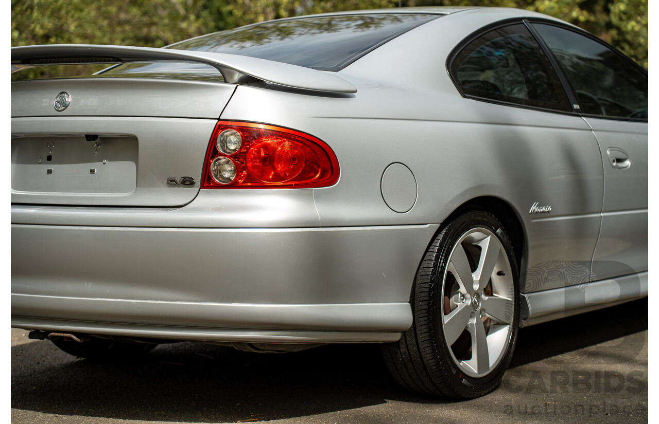 03/2003 Holden Monaro CV6 V2 Series II 2d Coupe Quicksilver Supercharged 3.8L V6