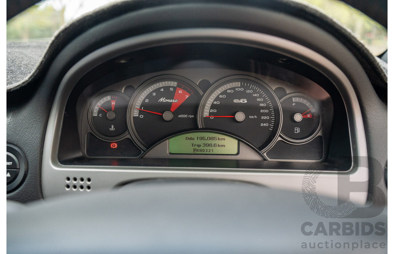 03/2003 Holden Monaro CV6 V2 Series II 2d Coupe Quicksilver Supercharged 3.8L V6