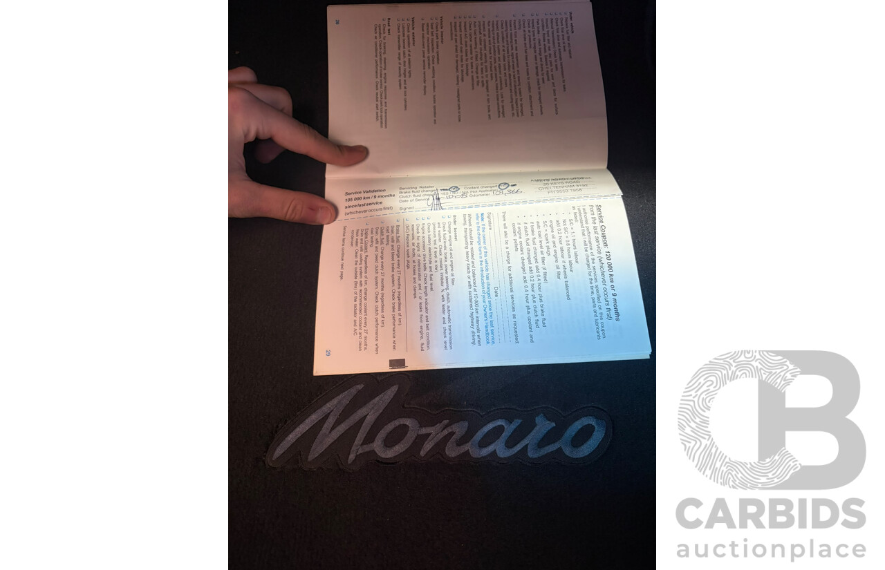 03/2003 Holden Monaro CV6 V2 Series II 2d Coupe Quicksilver Supercharged 3.8L V6