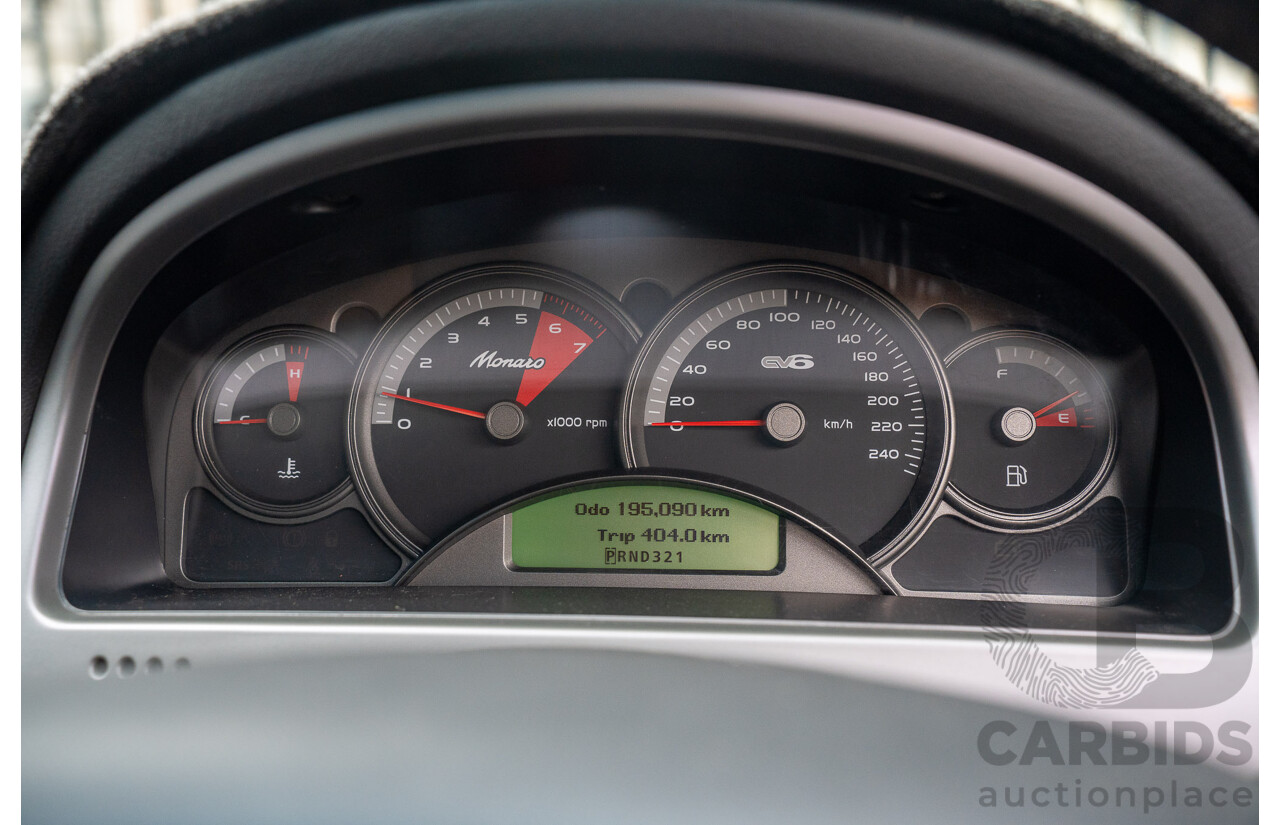 03/2003 Holden Monaro CV6 V2 Series II 2d Coupe Quicksilver Supercharged 3.8L V6