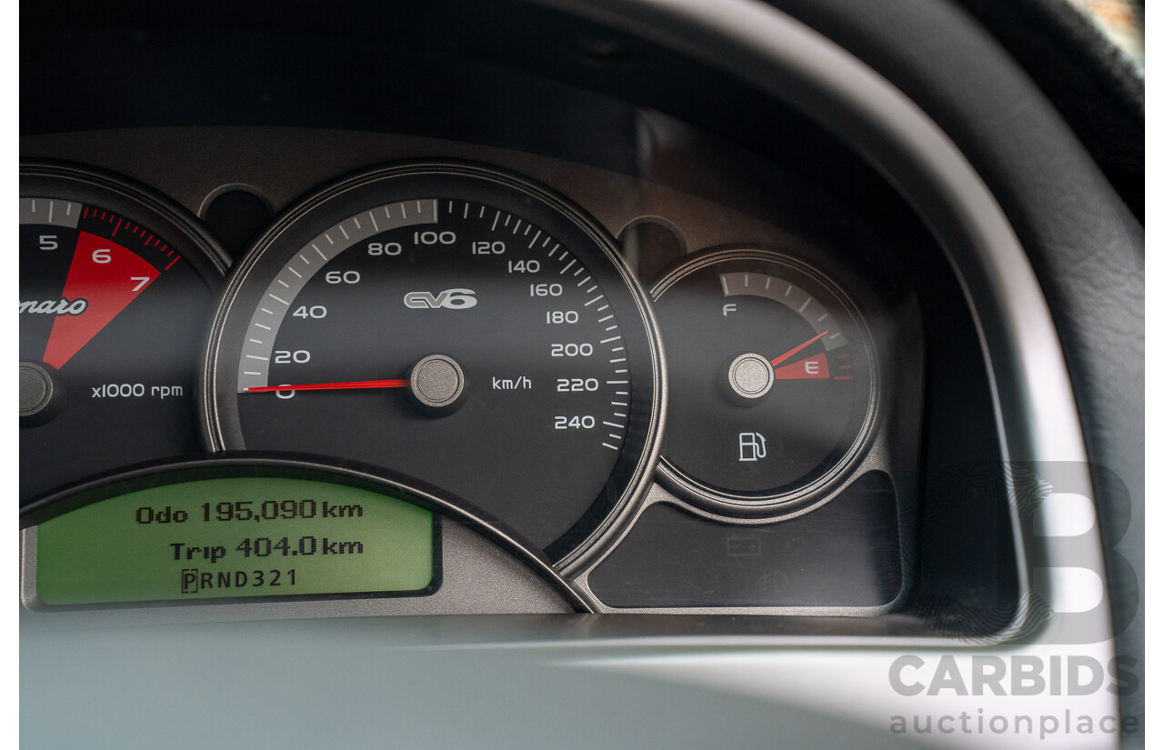 03/2003 Holden Monaro CV6 V2 Series II 2d Coupe Quicksilver Supercharged 3.8L V6