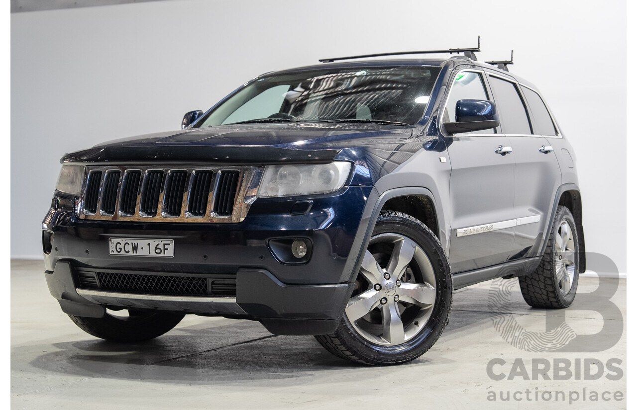 01/2013 Jeep Grand Cherokee Limited (4x4) WK MY13 4d Wagon Blue Turbo Diesel 3.0L