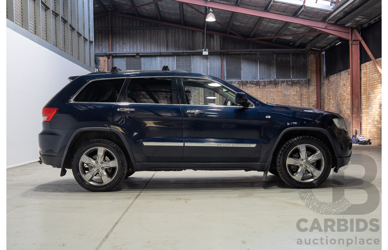 01/2013 Jeep Grand Cherokee Limited (4x4) WK MY13 4d Wagon Blue Turbo Diesel 3.0L