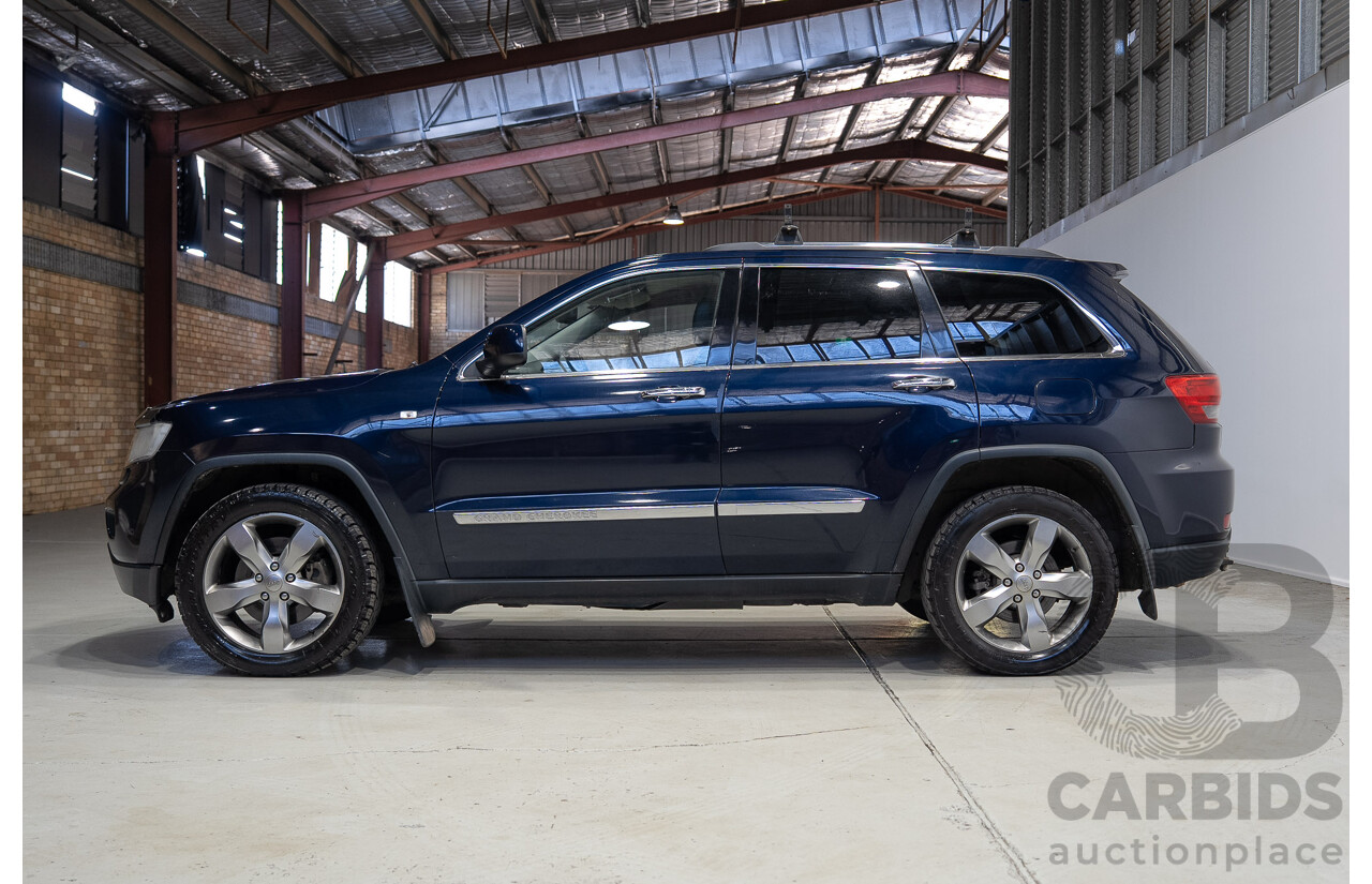 01/2013 Jeep Grand Cherokee Limited (4x4) WK MY13 4d Wagon Blue Turbo Diesel 3.0L