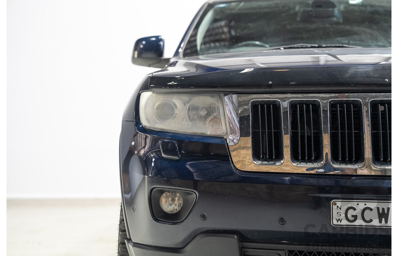 01/2013 Jeep Grand Cherokee Limited (4x4) WK MY13 4d Wagon Blue Turbo Diesel 3.0L