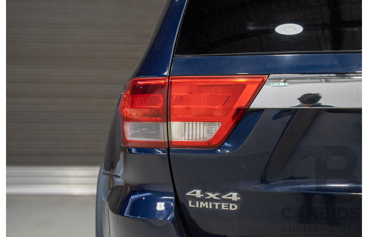 01/2013 Jeep Grand Cherokee Limited (4x4) WK MY13 4d Wagon Blue Turbo Diesel 3.0L