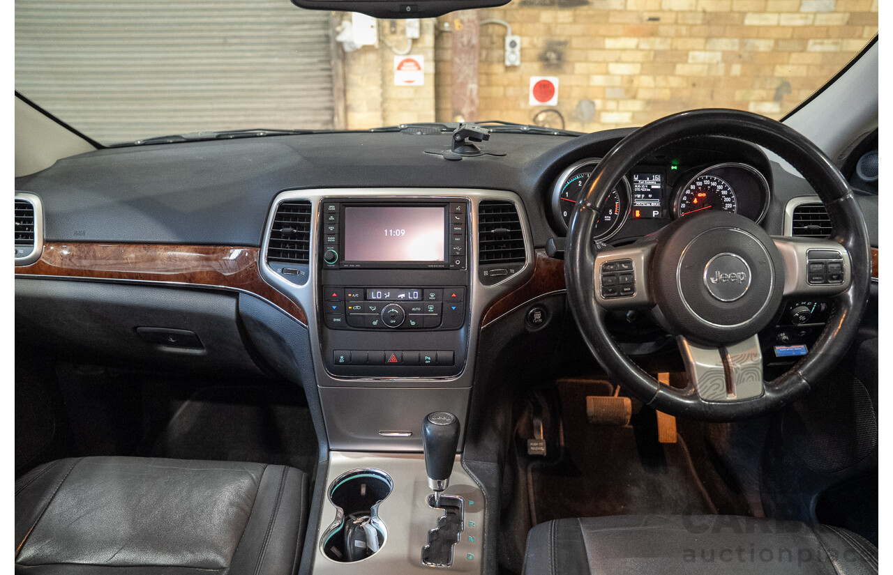 01/2013 Jeep Grand Cherokee Limited (4x4) WK MY13 4d Wagon Blue Turbo Diesel 3.0L