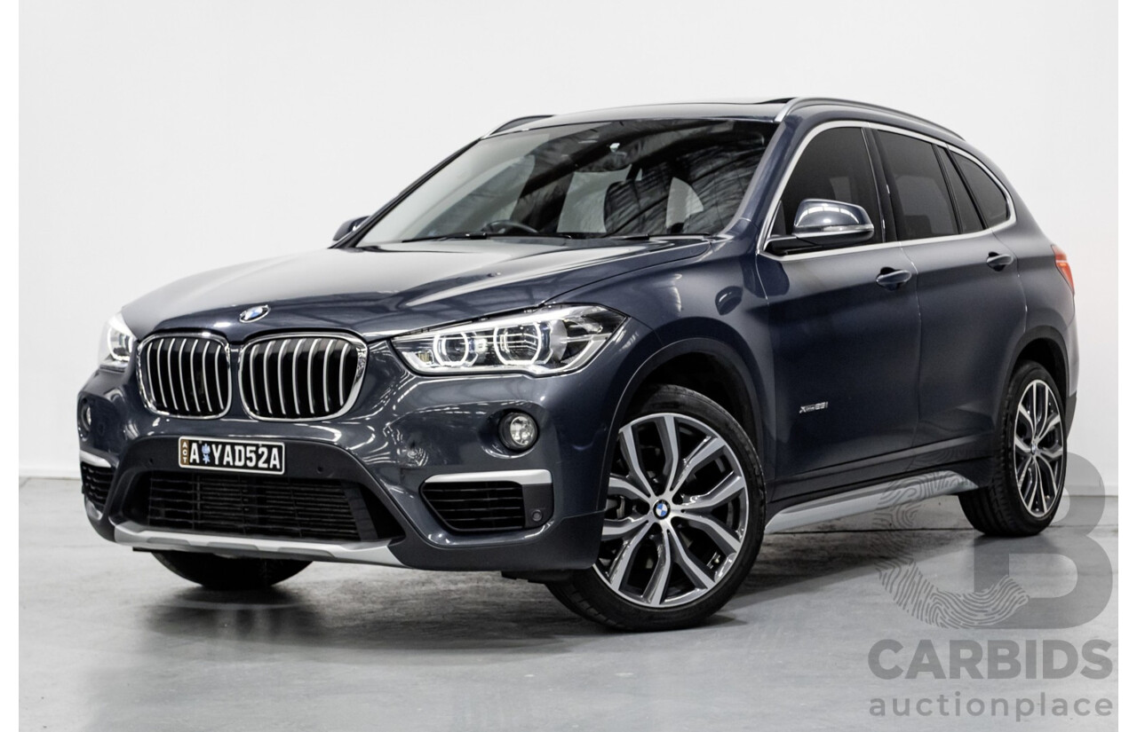 2/2018 BMW X1 xDrive 25i (AWD) F48 MY17 4d Wagon Atlantic Grey Metallic Turbo 2.0L