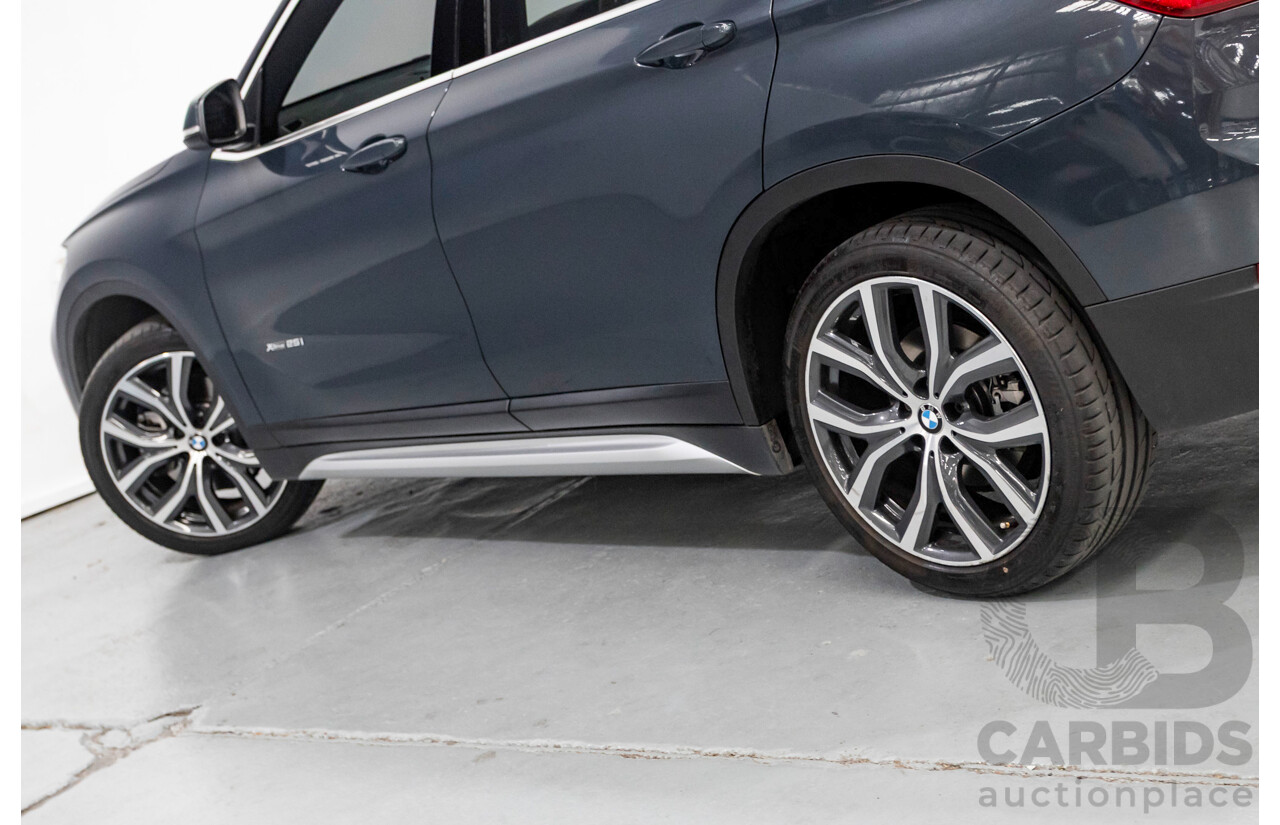 2/2018 BMW X1 xDrive 25i (AWD) F48 MY17 4d Wagon Atlantic Grey Metallic Turbo 2.0L