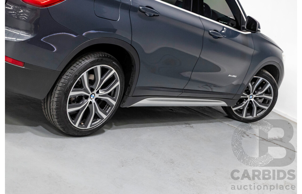 2/2018 BMW X1 xDrive 25i (AWD) F48 MY17 4d Wagon Atlantic Grey Metallic Turbo 2.0L