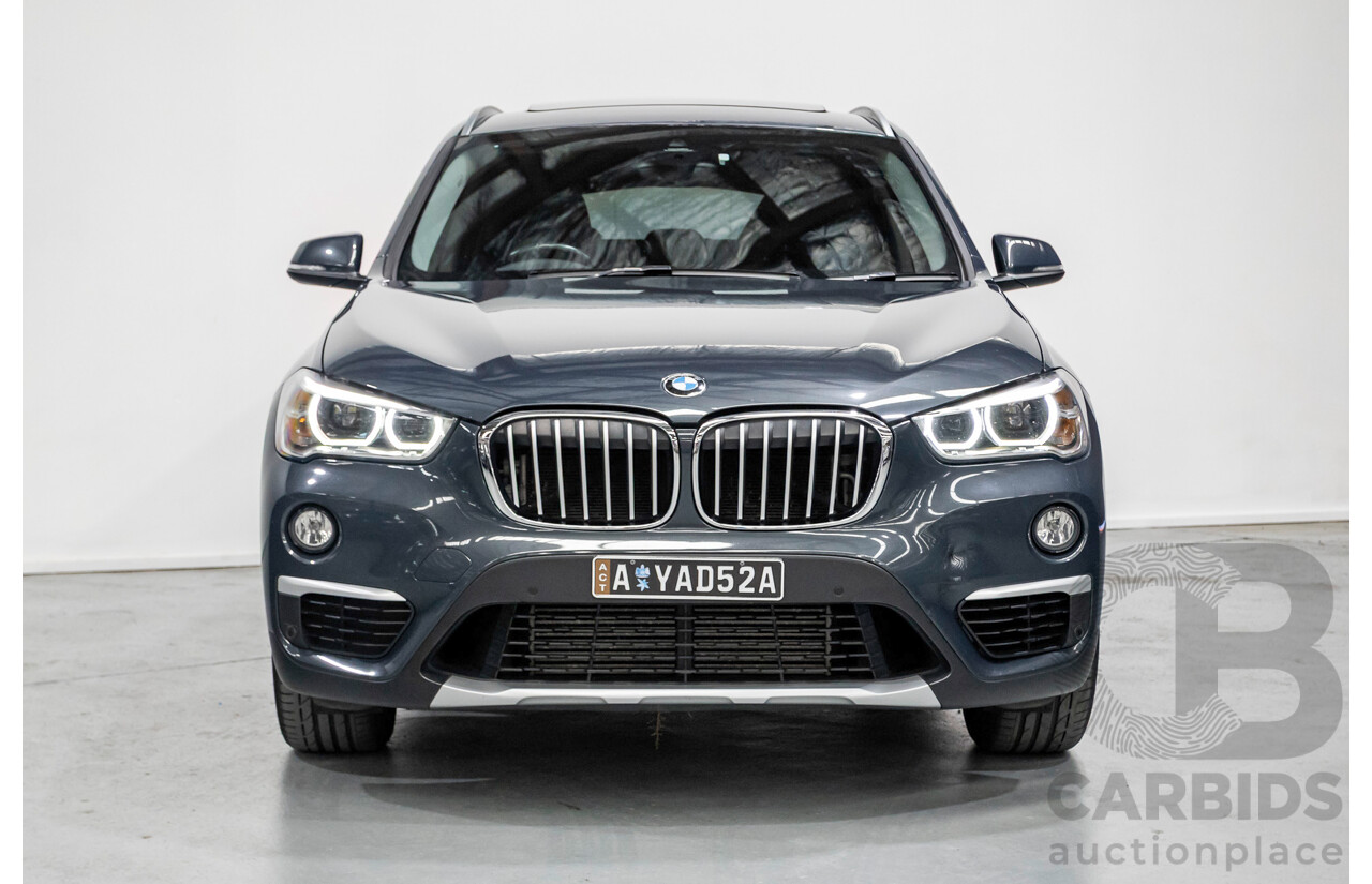 2/2018 BMW X1 xDrive 25i (AWD) F48 MY17 4d Wagon Atlantic Grey Metallic Turbo 2.0L