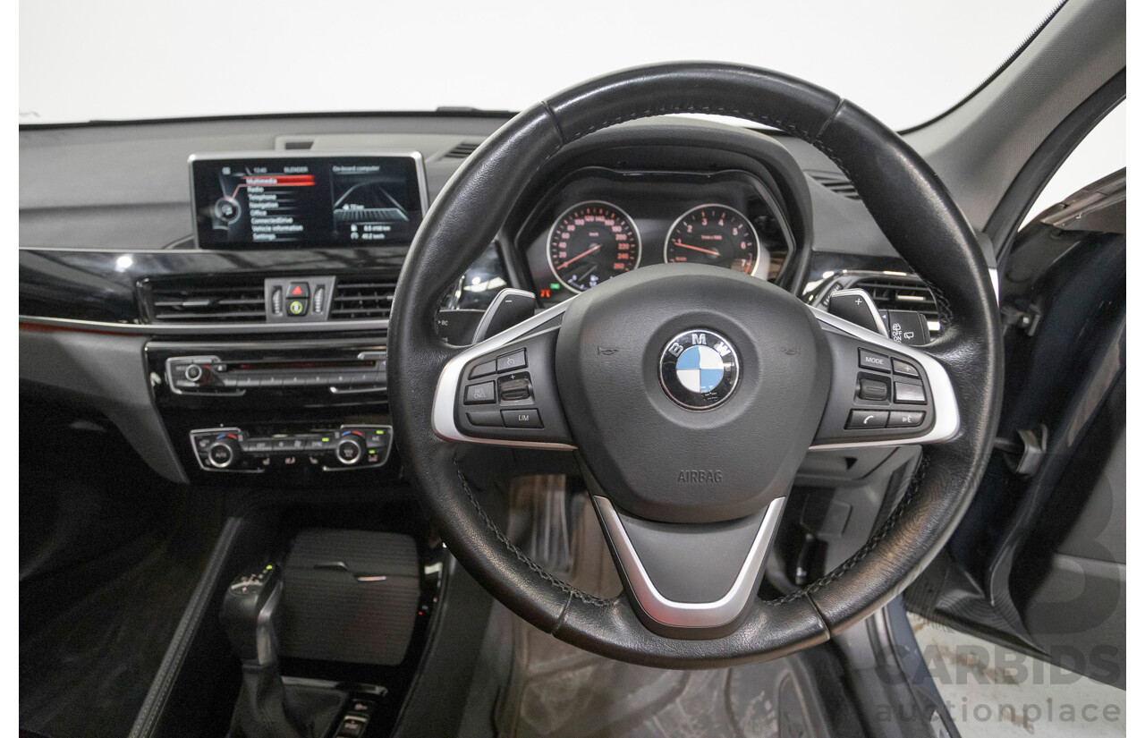 2/2018 BMW X1 xDrive 25i (AWD) F48 MY17 4d Wagon Atlantic Grey Metallic Turbo 2.0L
