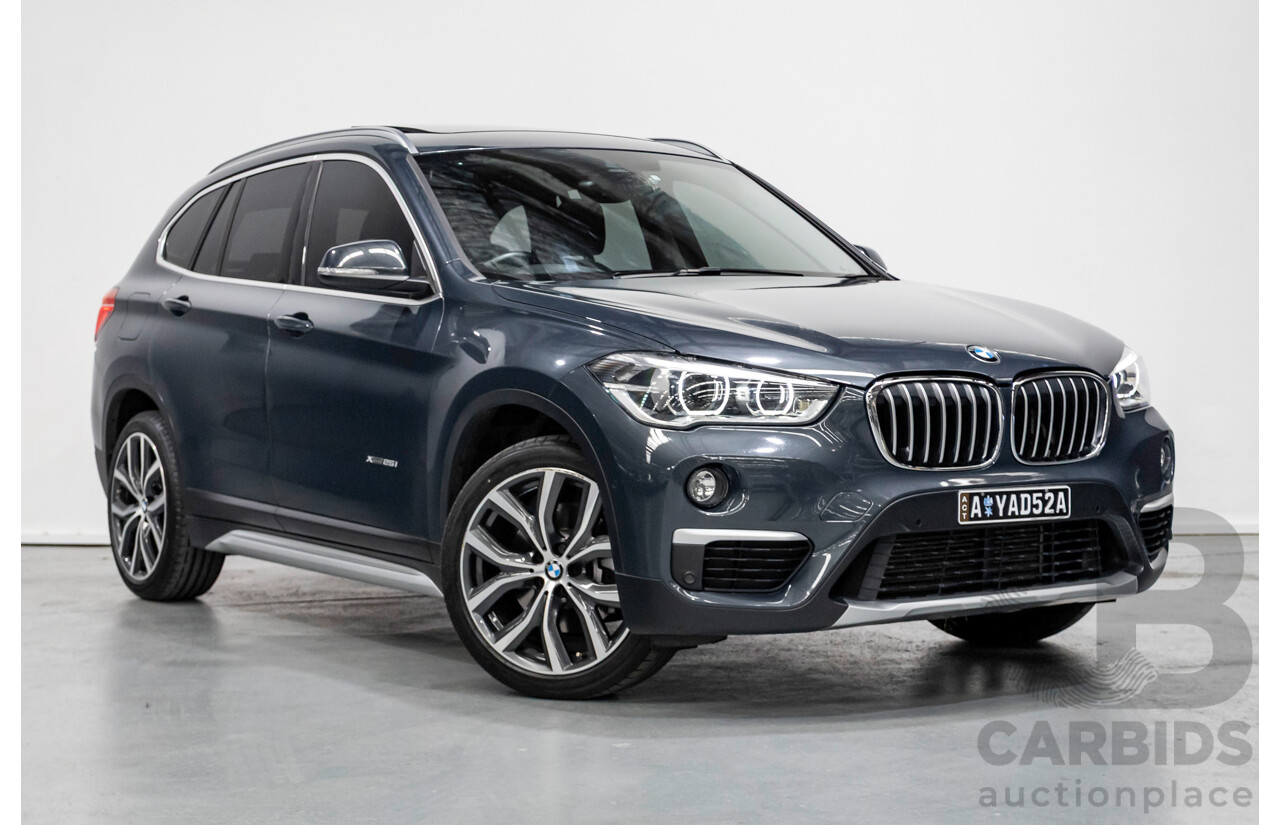 2/2018 BMW X1 xDrive 25i (AWD) F48 MY17 4d Wagon Atlantic Grey Metallic Turbo 2.0L