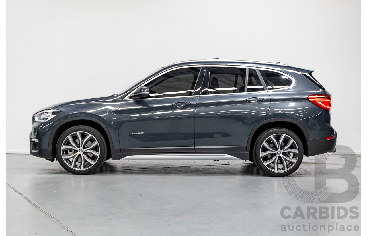 2/2018 BMW X1 xDrive 25i (AWD) F48 MY17 4d Wagon Atlantic Grey Metallic Turbo 2.0L
