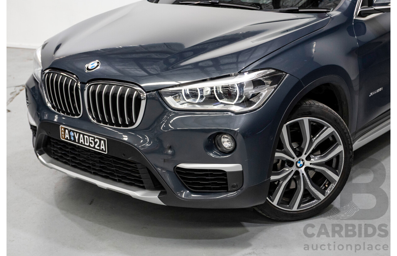 2/2018 BMW X1 xDrive 25i (AWD) F48 MY17 4d Wagon Atlantic Grey Metallic Turbo 2.0L