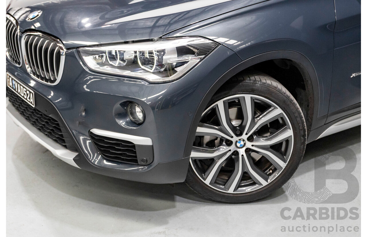2/2018 BMW X1 xDrive 25i (AWD) F48 MY17 4d Wagon Atlantic Grey Metallic Turbo 2.0L