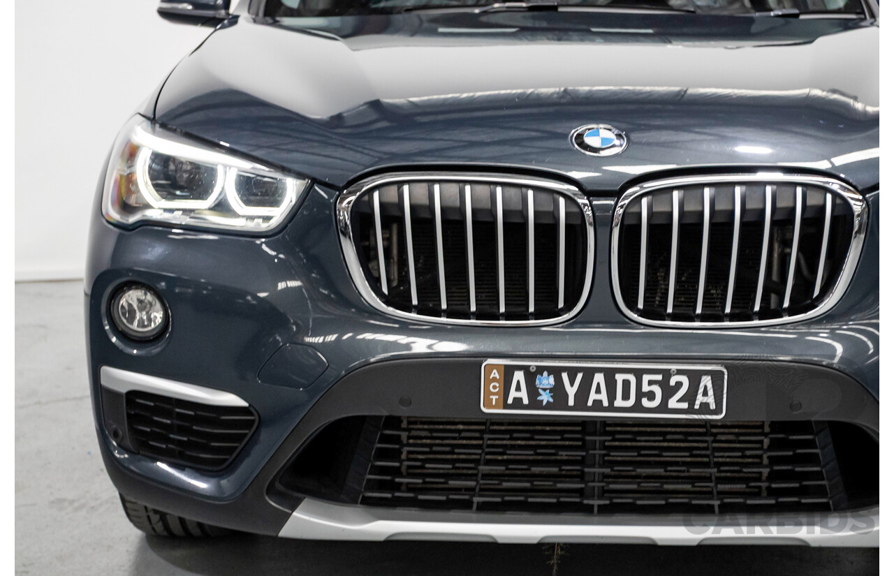 2/2018 BMW X1 xDrive 25i (AWD) F48 MY17 4d Wagon Atlantic Grey Metallic Turbo 2.0L