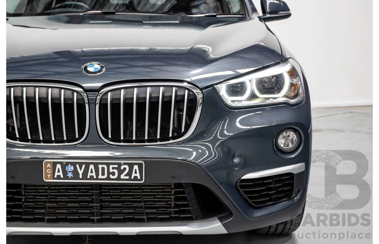 2/2018 BMW X1 xDrive 25i (AWD) F48 MY17 4d Wagon Atlantic Grey Metallic Turbo 2.0L