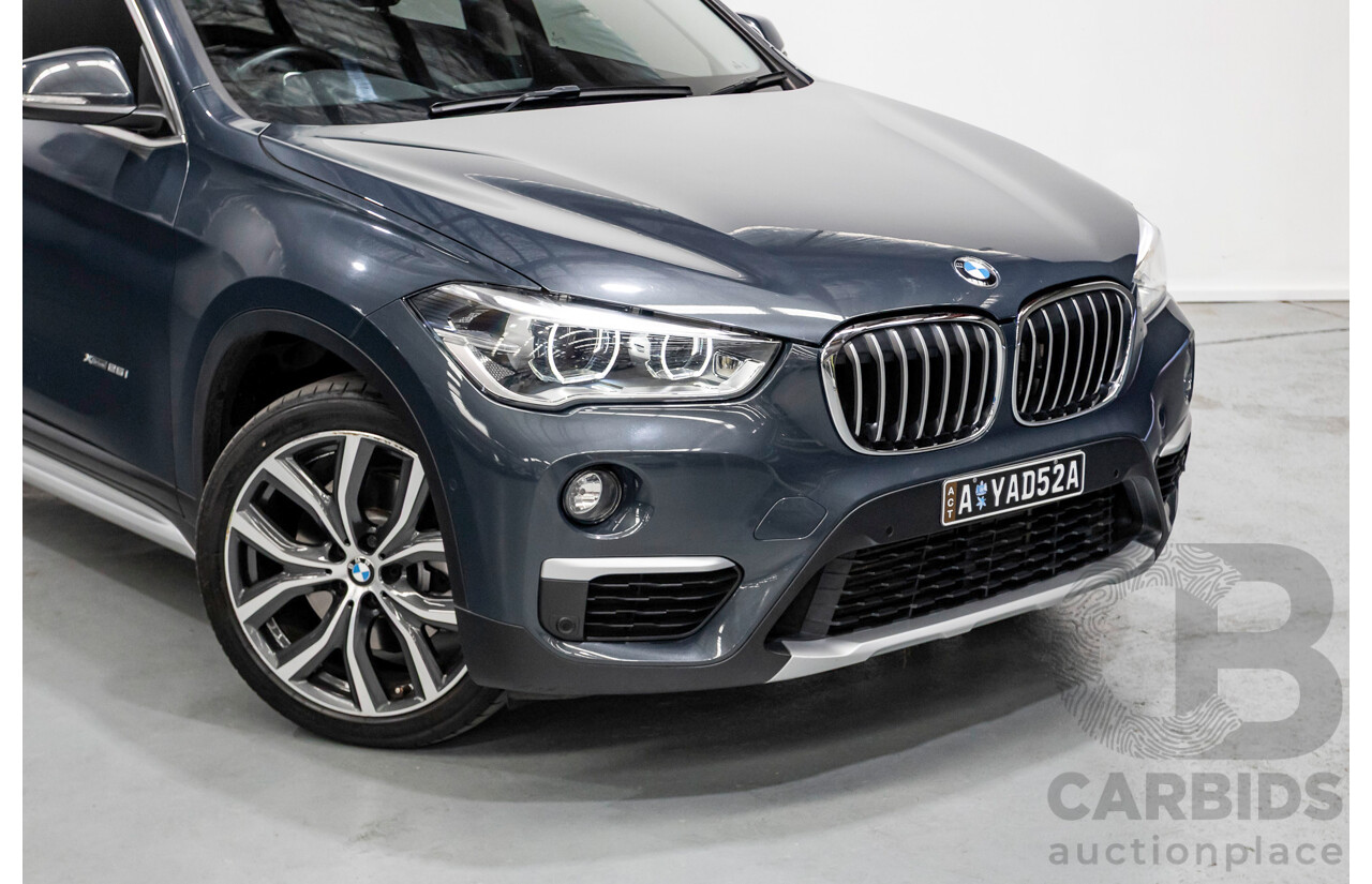 2/2018 BMW X1 xDrive 25i (AWD) F48 MY17 4d Wagon Atlantic Grey Metallic Turbo 2.0L