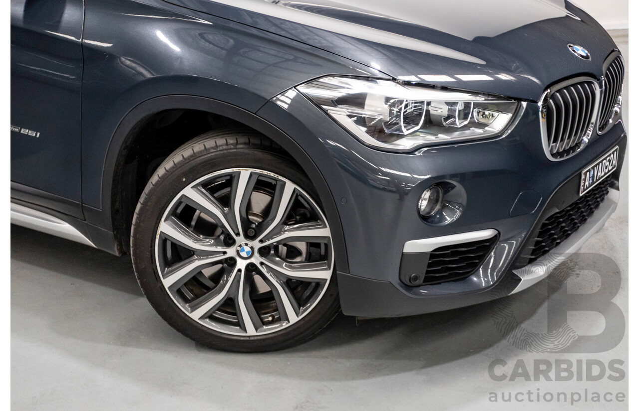 2/2018 BMW X1 xDrive 25i (AWD) F48 MY17 4d Wagon Atlantic Grey Metallic Turbo 2.0L