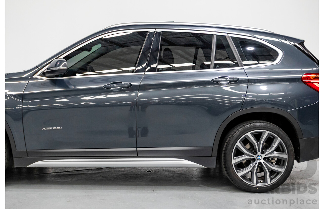 2/2018 BMW X1 xDrive 25i (AWD) F48 MY17 4d Wagon Atlantic Grey Metallic Turbo 2.0L