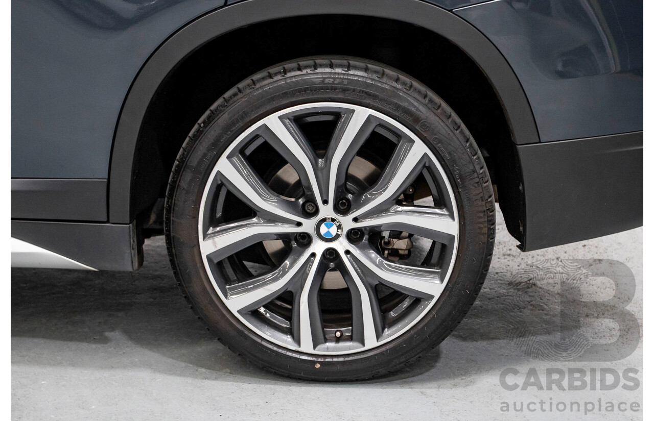 2/2018 BMW X1 xDrive 25i (AWD) F48 MY17 4d Wagon Atlantic Grey Metallic Turbo 2.0L