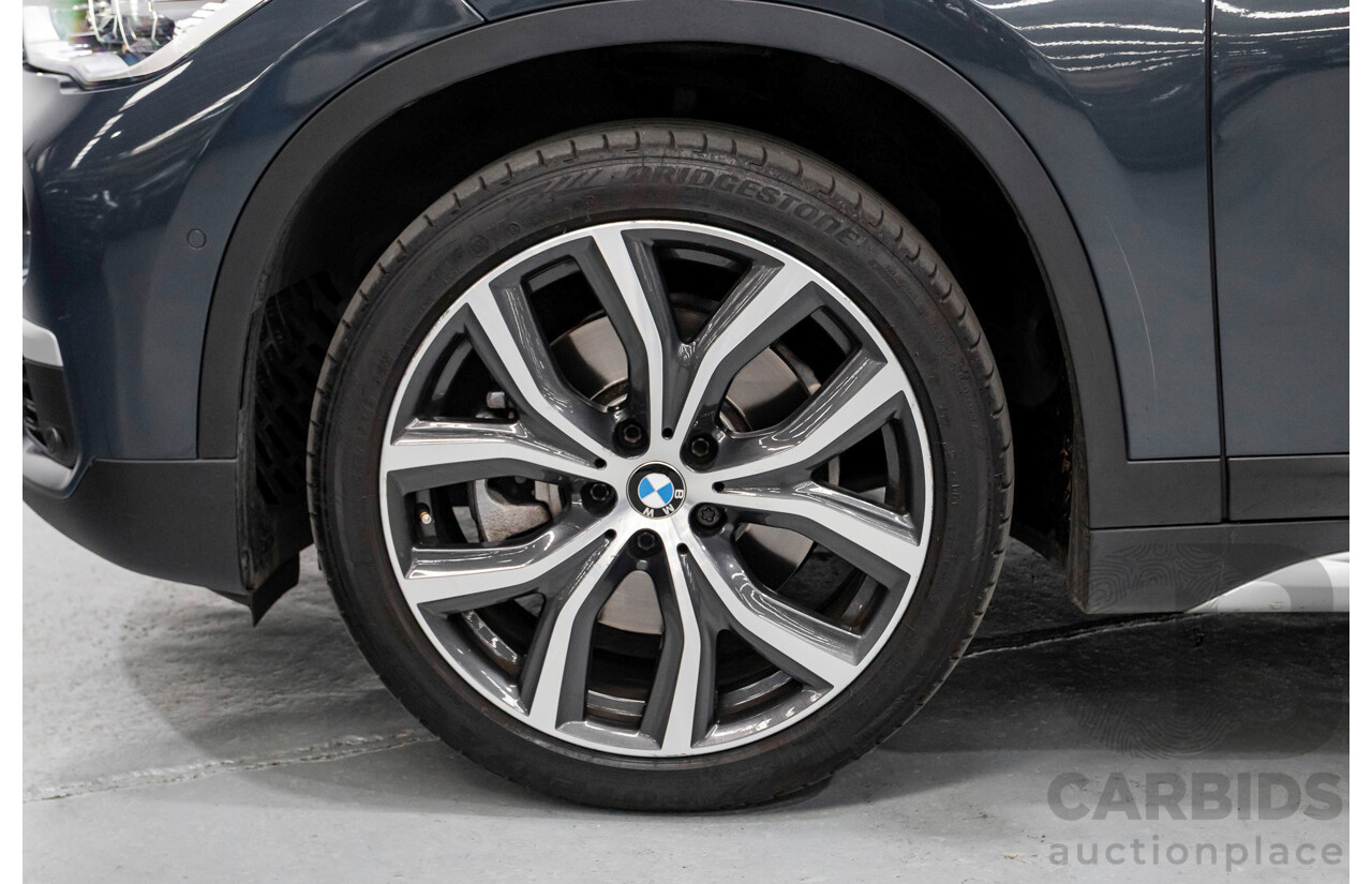2/2018 BMW X1 xDrive 25i (AWD) F48 MY17 4d Wagon Atlantic Grey Metallic Turbo 2.0L