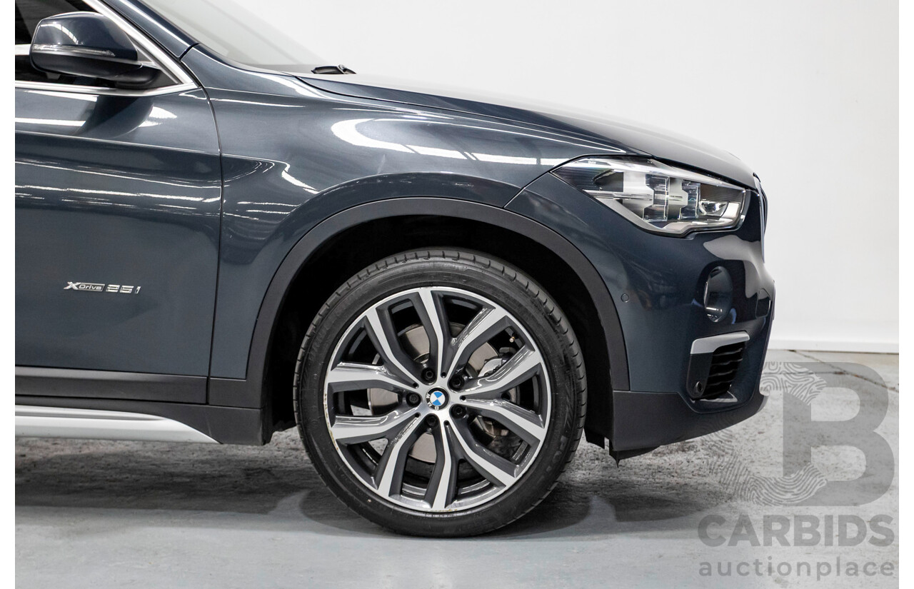 2/2018 BMW X1 xDrive 25i (AWD) F48 MY17 4d Wagon Atlantic Grey Metallic Turbo 2.0L