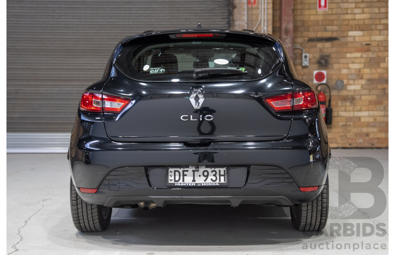 04/2016 Renault Clio Expression X98 5d Hatchback Black Turbo 1.2L