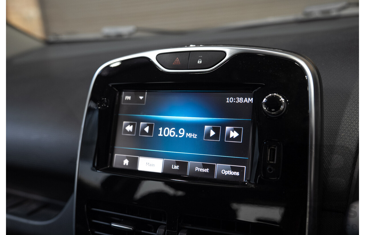 04/2016 Renault Clio Expression X98 5d Hatchback Black Turbo 1.2L
