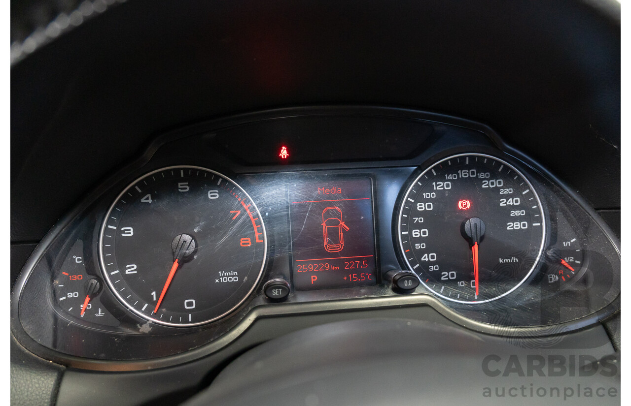 05/2011 Audi Q5 2.0 TFSI Quattro (AWD) 8R MY12 4d Wagon Grey Turbo 2.0L