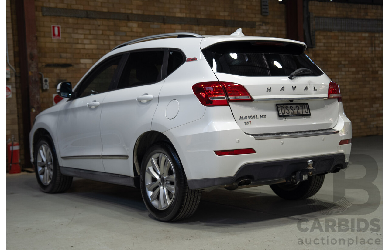 11/2017 Haval H2 Luxury (AWD) 4d Wagon White Turbo 1.5L