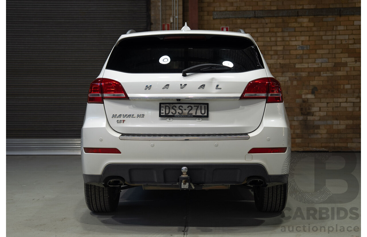 11/2017 Haval H2 Luxury (AWD) 4d Wagon White Turbo 1.5L