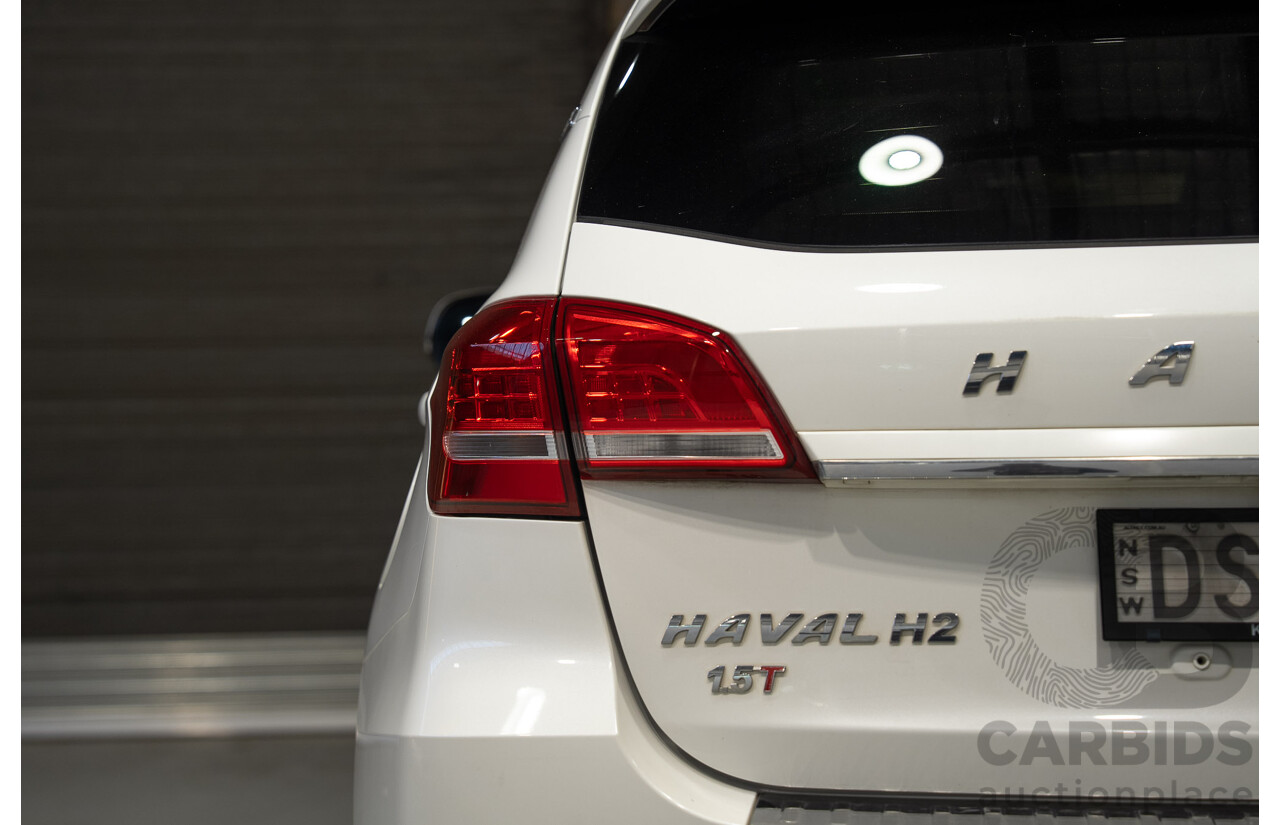 11/2017 Haval H2 Luxury (AWD) 4d Wagon White Turbo 1.5L
