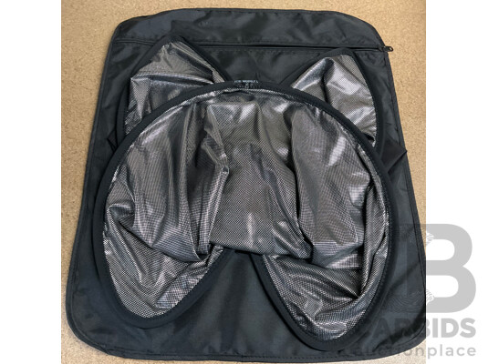Tesla Model Y - Foldable Glass Roof Sunshade Kit - LOT of 2 (Installation Clips & Storage Bag Included)