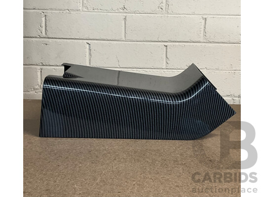 Carbon-Fibre-Texture Centre Console Armrest/Cover Protector