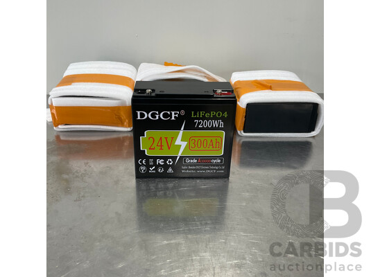 DGCF LiFePO4 Battery - LOT of 4