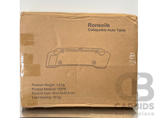 Ronsoile Collapsible Auto Table - LOT of 2