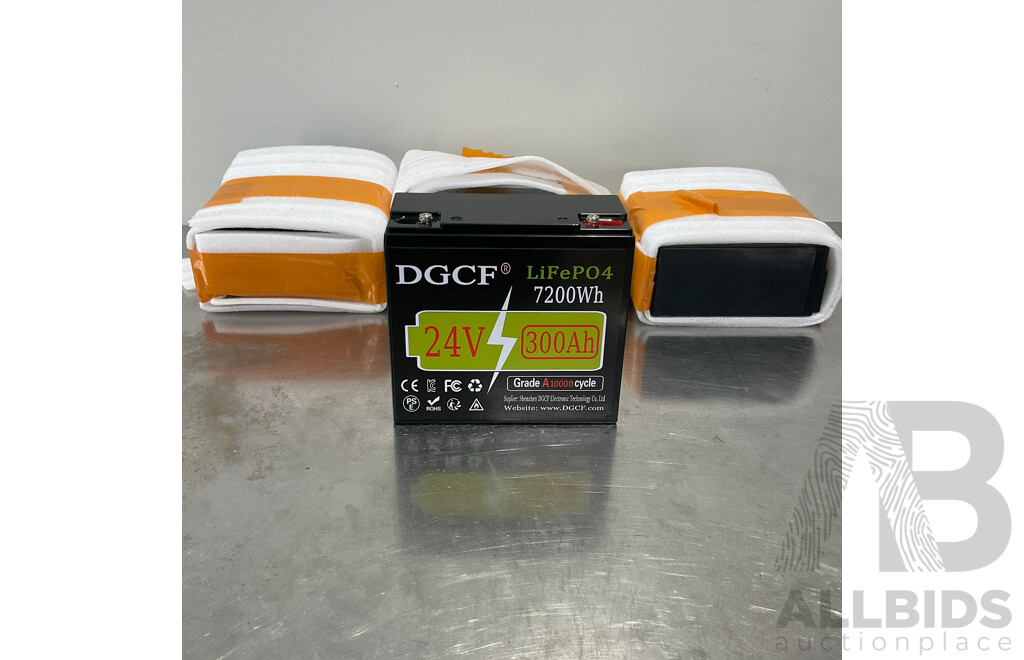 DGCF LiFePO4 Battery - LOT of 4
