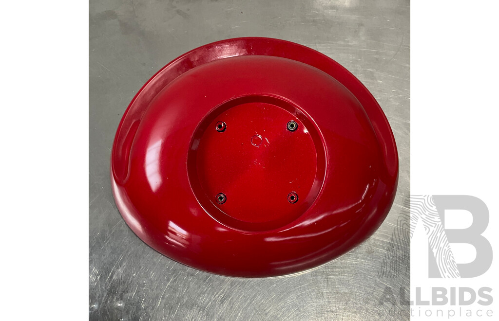 Red Bar Stool - Seat Shells - LOT of 3