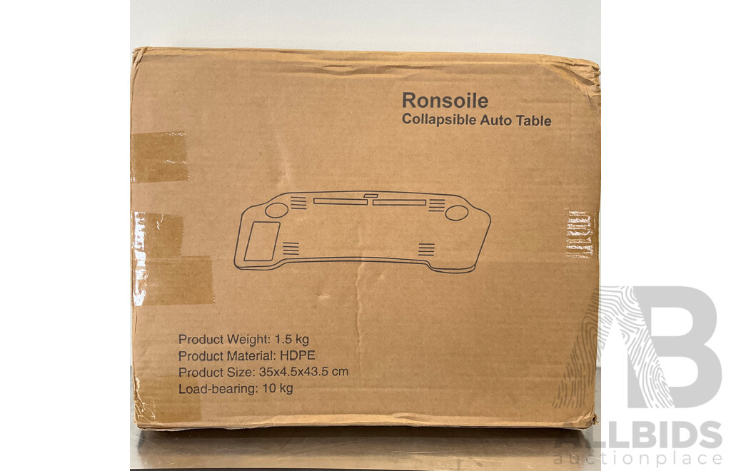 Ronsoile Collapsible Auto Table - LOT of 2