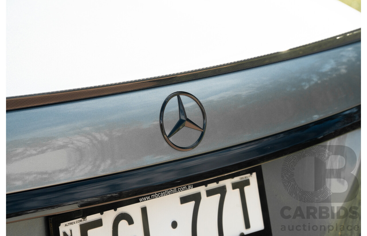 08/2018 Mercedes Benz E63 S AMG 4Matic+ (AWD) MY18 W213 4d Sedan Selenite Grey Metallic Twin Turbo V8 4.0L