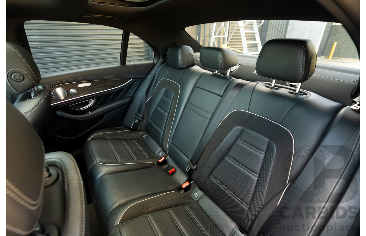 08/2018 Mercedes Benz E63 S AMG 4Matic+ (AWD) MY18 W213 4d Sedan Selenite Grey Metallic Twin Turbo V8 4.0L