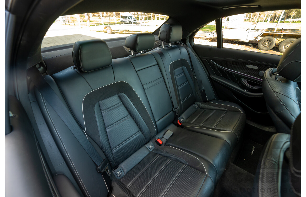 08/2018 Mercedes Benz E63 S AMG 4Matic+ (AWD) MY18 W213 4d Sedan Selenite Grey Metallic Twin Turbo V8 4.0L