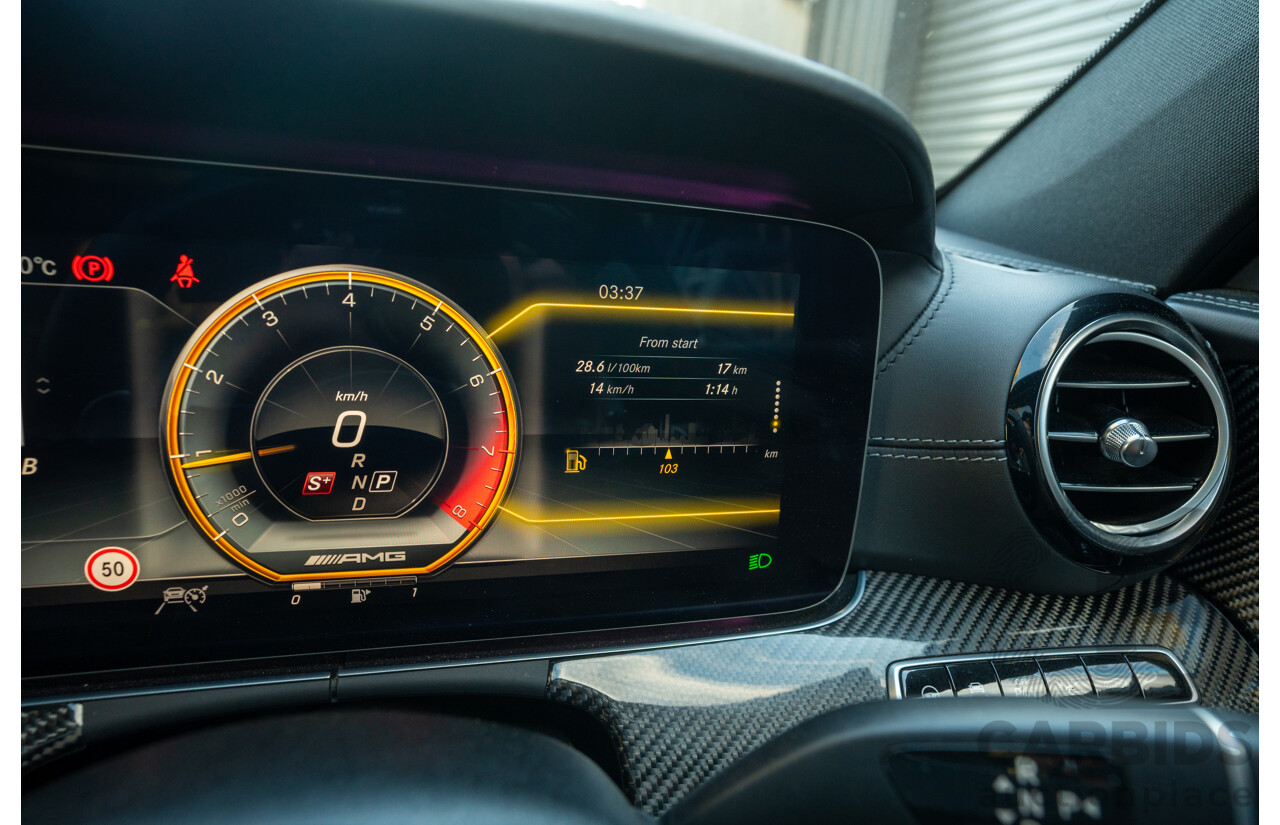 08/2018 Mercedes Benz E63 S AMG 4Matic+ (AWD) MY18 W213 4d Sedan Selenite Grey Metallic Twin Turbo V8 4.0L